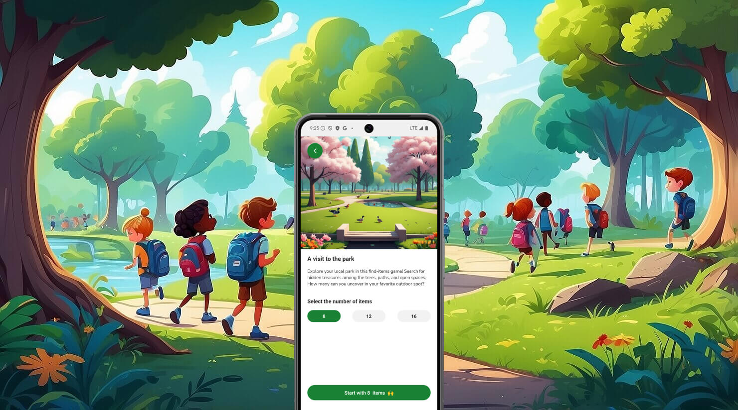 kids in a park